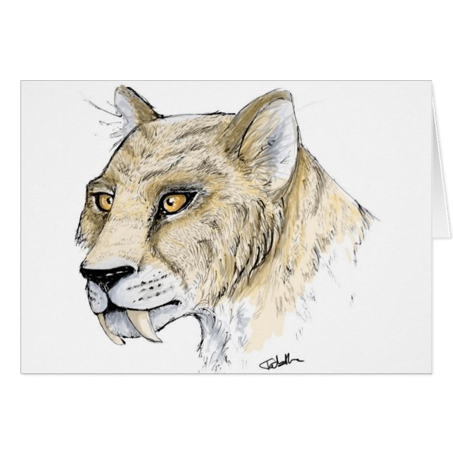 Smilodon (Saber-tooth) (Front Horizontal)