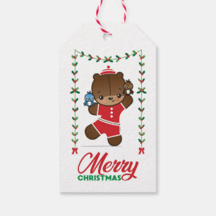 Smimmy Bear Christmas Gift Tags