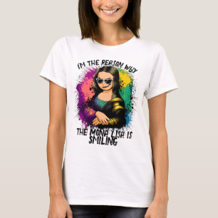 Smirk of Mona T-Shirt