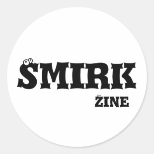 Smirk Zine 3" sticker