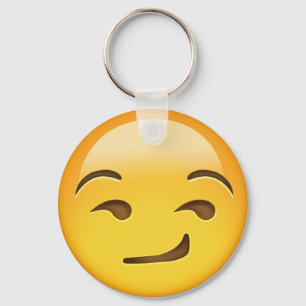 Smirking Face Emoji Keychain