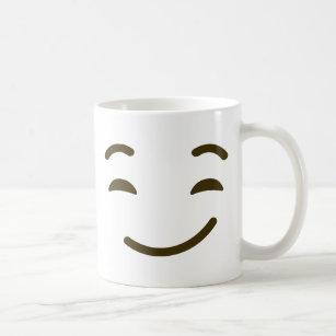 Smirking Face Smirk Emoji Cute Emoticon Funny face Coffee Mug