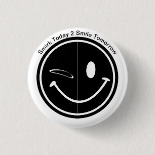 SmirkSmile for Happy Days 1 Inch Round Button