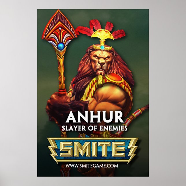 SMITE: Anhur, Slayer of Enemies Poster (Front)