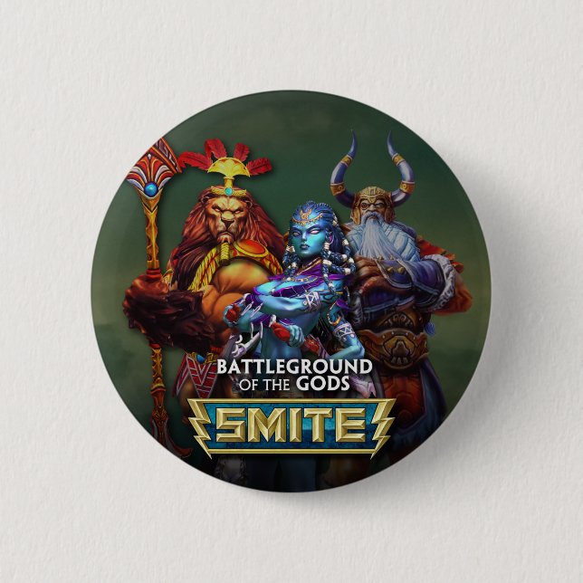 SMITE: Gods 2 Inch Round Button (Front)