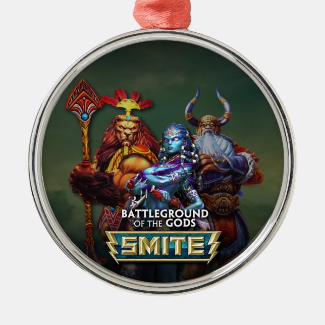 SMITE: Gods Metal Ornament (Front)