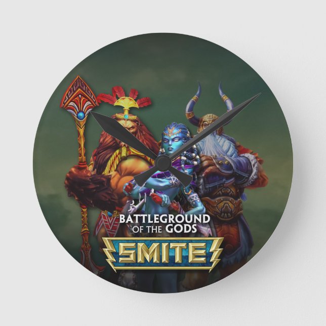 SMITE: Gods Round Clock (Front)