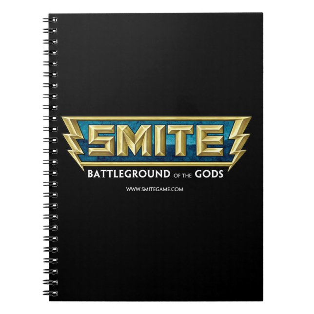 SMITE Logo Battleground of the Gods Notebook (Front)
