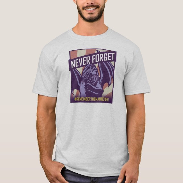 SMITE: Manticore Never Forget T-Shirt (Front)