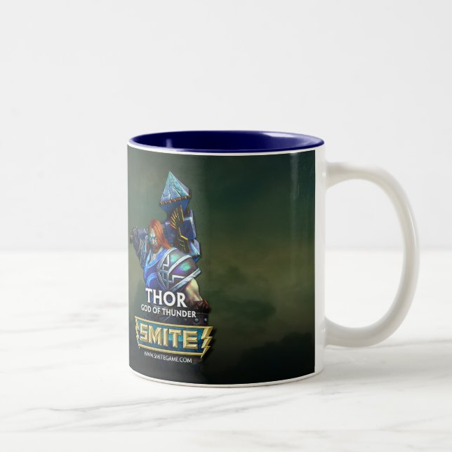 SMITE: Thor, God of Thunder Two-Tone Coffee Mug (Right)