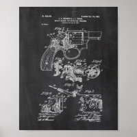 Smith and Wesson Hammerless Pistol 1898 Patent Pos