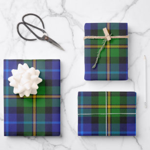 Smith Clan Family Tartan Plaid Pattern Alternate 1 Wrapping Paper Sheet