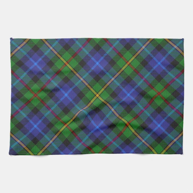 Smith Clan Scottish Tartan Plaid Pattern Kitchen Towel (Horizontal)