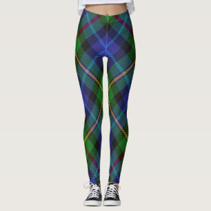 Smith Clan Scottish Tartan Plaid Pattern Leggings