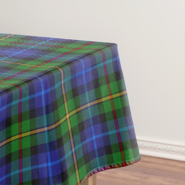 Smith Clan Scottish Tartan Plaid Pattern Tablecloth (In Situ)