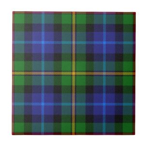 Smith Clan Tartan Plaid Pattern Tile