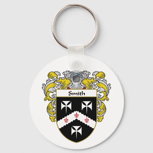 Smith Coat of Arms (Mantled) Keychain (Front)