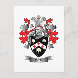 Smith Coat of Arms Postcard