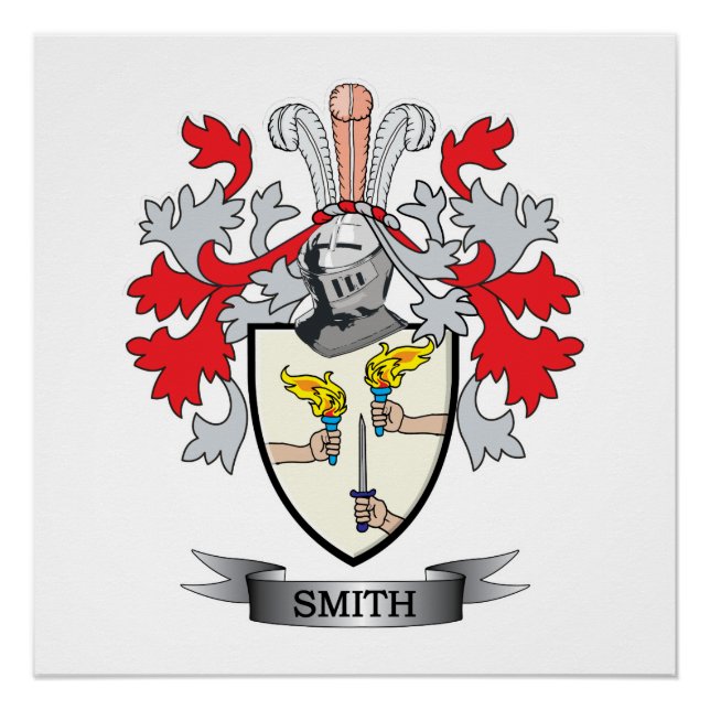 Smith Coat of Arms Poster (Front)