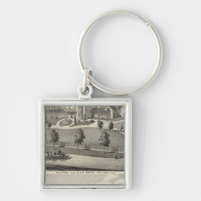 Smith, Evans residences Keychain (Front)
