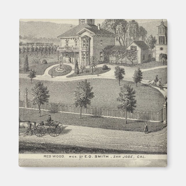 Smith, Evans residences Magnet (Front)