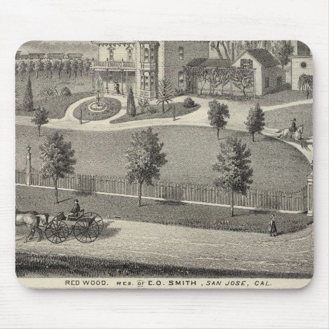 Smith, Evans residences Mouse Pad (Front)