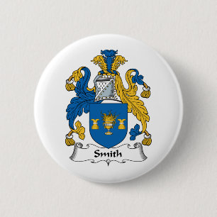 Smith Family Crest 2 Inch Round Button