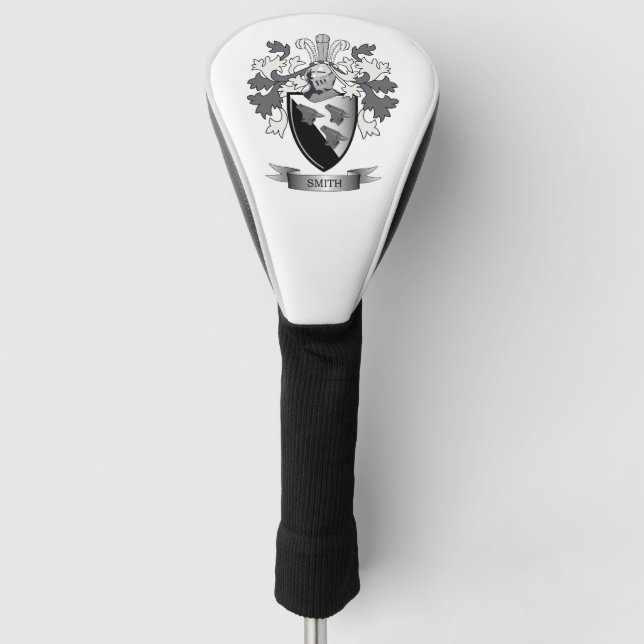 Smith Family Crest Coat of Arms Golf Head Cover (Front)