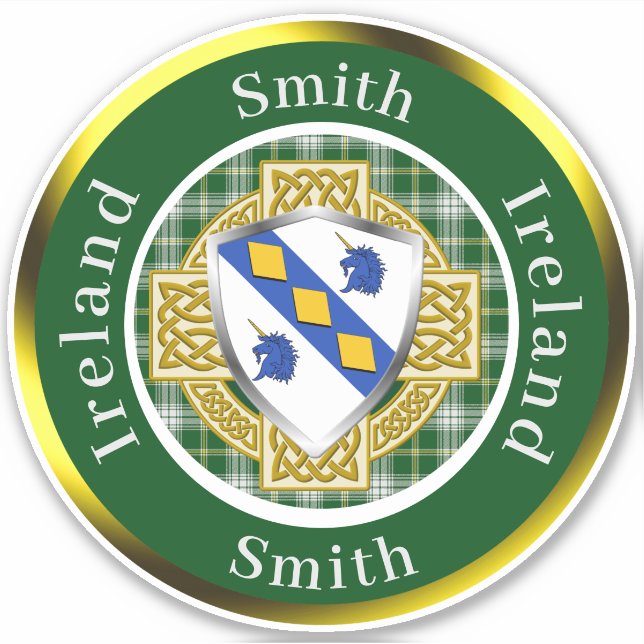 Smith Irish Shield/Celtic Cross Personalized (Front)