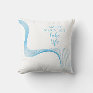 Smith Mountain Lake Life Spun Polyester Square Pil Throw Pillow