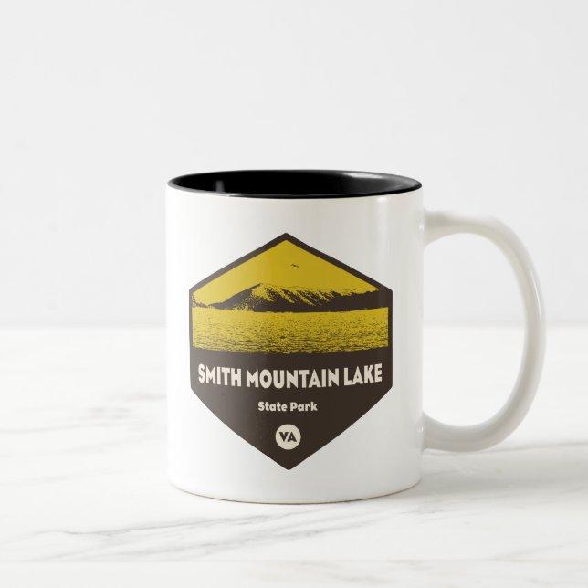Smith Mountain Lake State Park, Virginia Two-Tone Coffee Mug (Right)