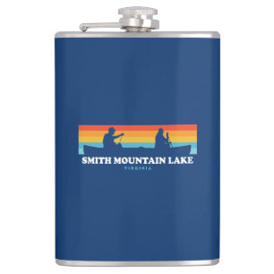Smith Mountain Lake Virginia Canoe Hip Flask