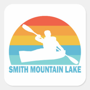 Smith Mountain Lake Virginia Kayak Square Sticker