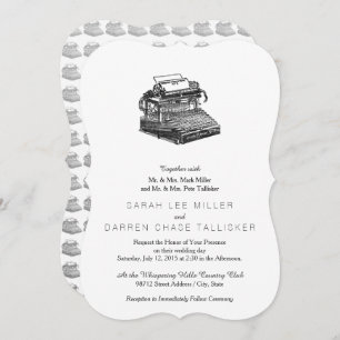 Smith Premier No. 2 Typewriter Invitation