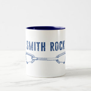 Smith Rock Climbing Quickdraw Two-Tone Coffee Mug