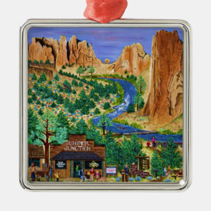 Smith Rock ~ Oregon Metal Ornament