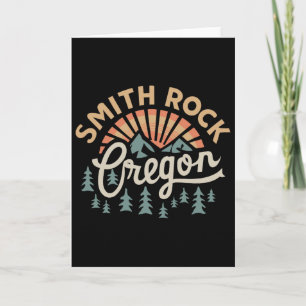 Smith Rock, Oregon Rock Climbing State Park Card