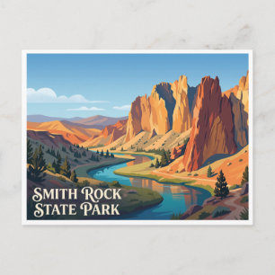 Smith Rock State Park Terrebonne Oregon Postcard