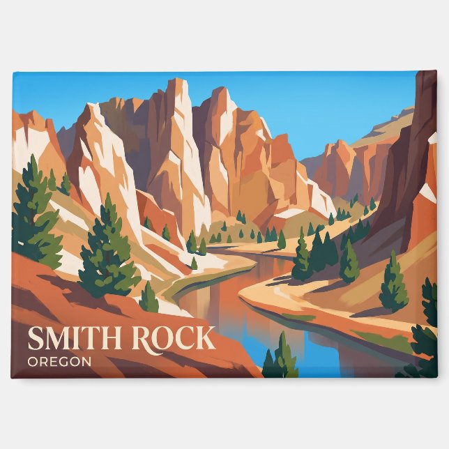 Smith Rock State Park USA Magnet (Front)