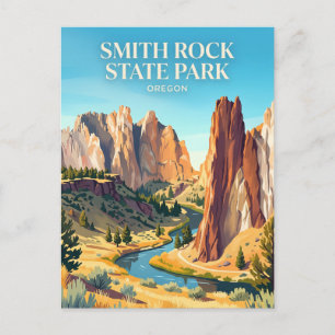 Smith Rock State Park USA Postcard