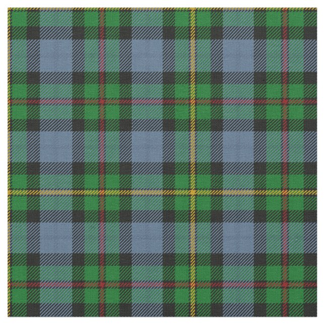 Smith Tartan Print Fabric (Close Up)