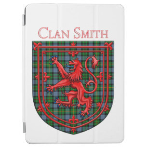 Smith Tartan Scottish Plaid Lion Rampant iPad Air Cover