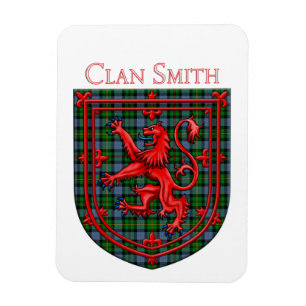 Smith Tartan Scottish Plaid Lion Rampant Magnet