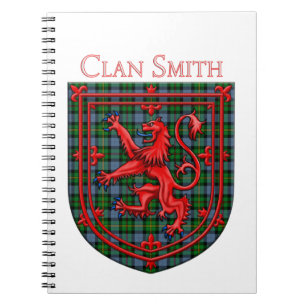 Smith Tartan Scottish Plaid Lion Rampant Notebook