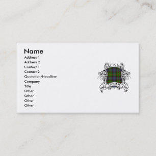 Smith Tartan Shield Business Card