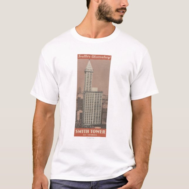 Smith Tower, Seattle's Observatory T-Shirt (Front)