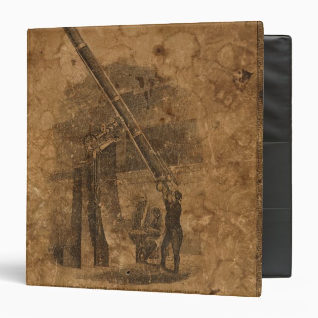 Smith's illustrated astronomy binder (Front/Inside)