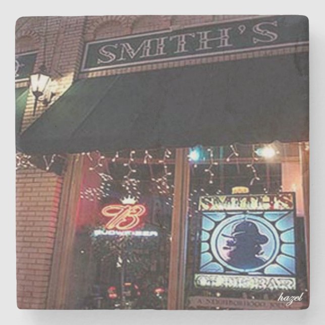 Smiths Olde Bar, Smiths Atlanta, Smiths Stone Coaster (Front)