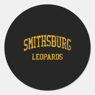 Smithsburg High School Hs Smithsburg Md Vintage Sr Classic Round Sticker