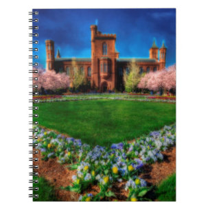 Smithsonian Castle Garden Cherry Blossoms Notebook